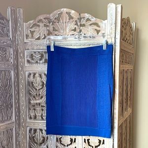 Parker Royal Blue Mini Skirt Size Small